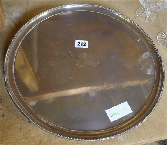 Sheffield plate salver
